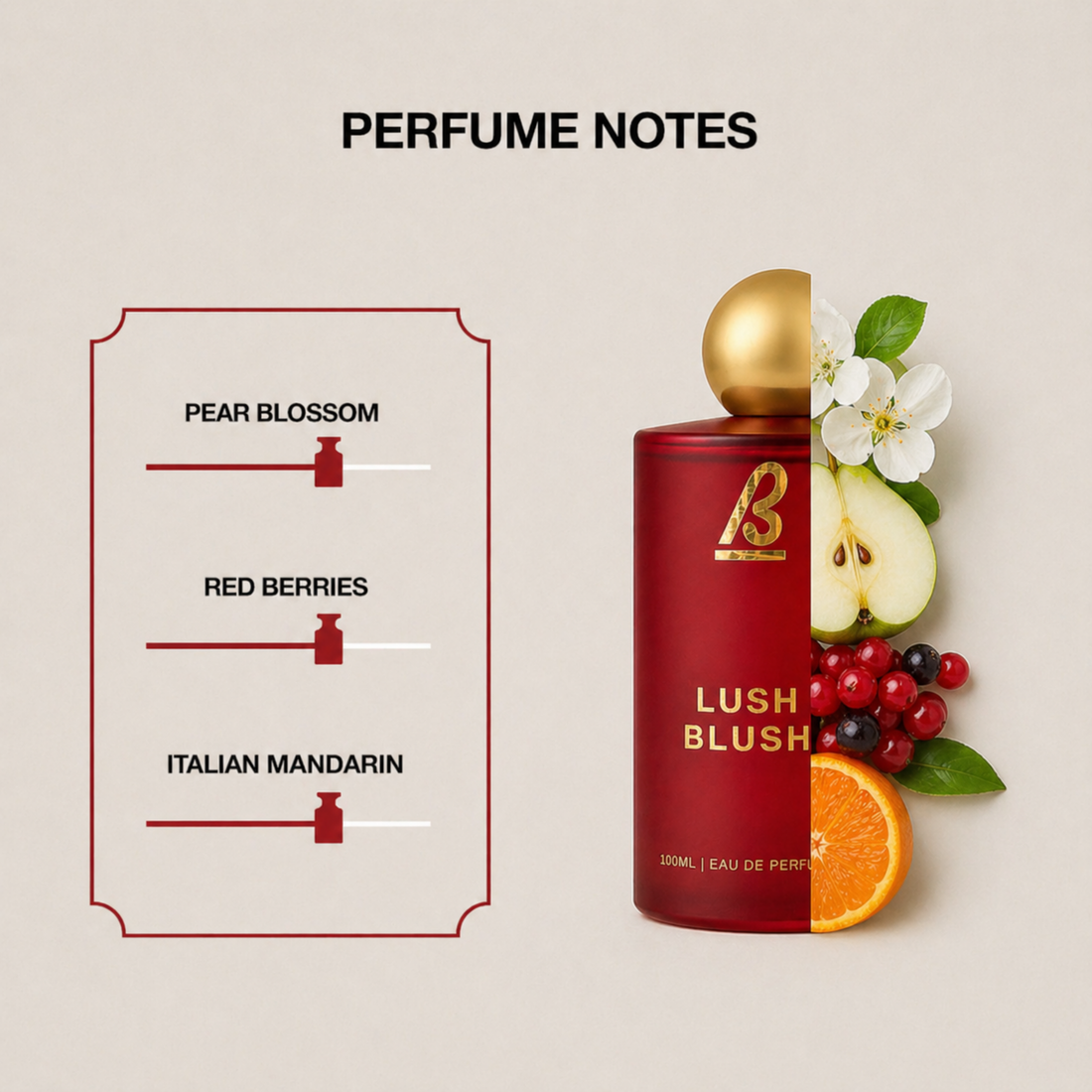 Lush Blush Perfume For Her - 100ML